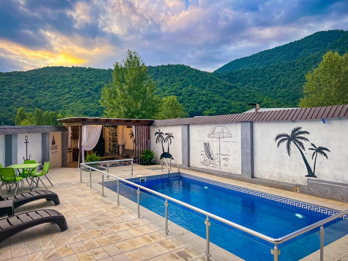 Qafqaz Family Chalet Gabala Exterior foto